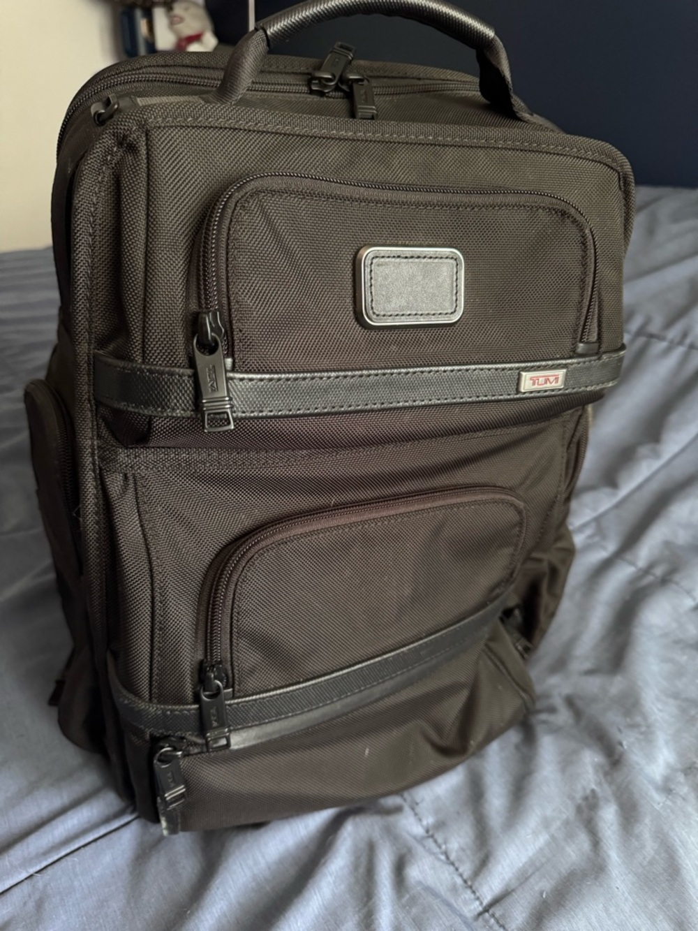 Tumi Black Alpha 3 Business Backpack